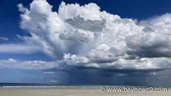 Hot with scattered heavy storms Tuesday