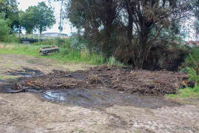 Snoeiafval vat vuur midden in de nacht