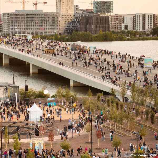 OMA unveils "anti-iconic" Simone Veil Bridge in Bordeaux