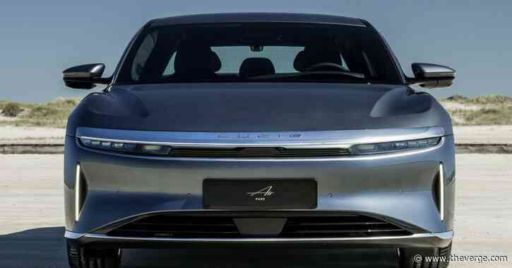 Lucid claims its Air Pure electric sedan is the most efficient EV ever made
