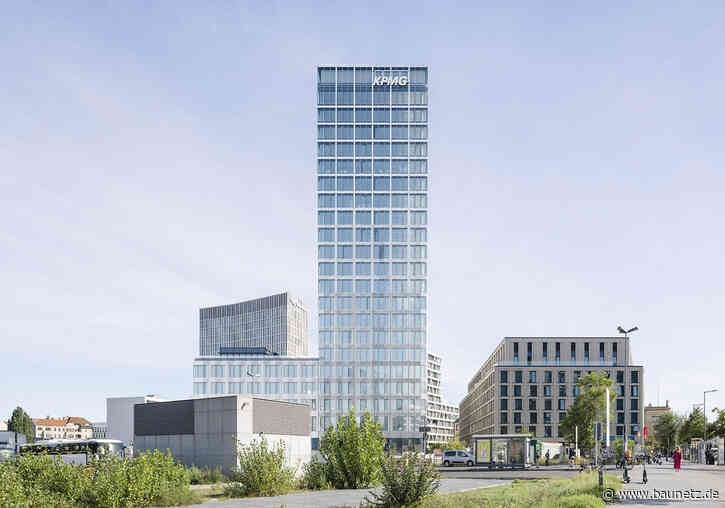 Gefaltet und gestrafft
 - Hochhaus am Berliner Hauptbahnhof von allmannwappner