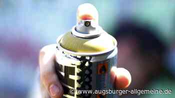 Jugendliche sprühen illegal Graffiti in Fischach