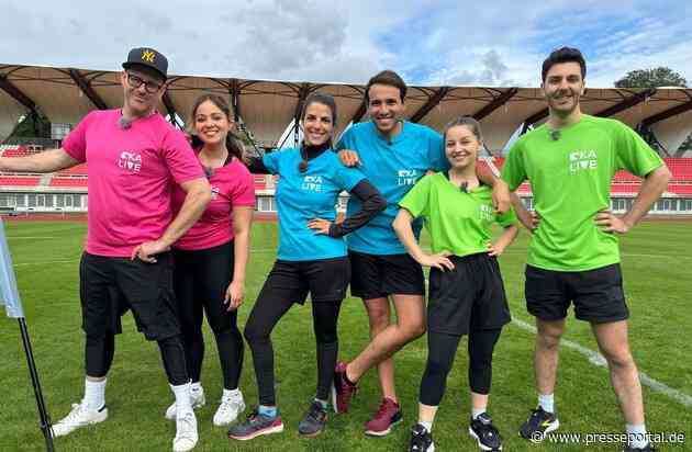 "KiKA LIVE Allstars: Die Leichtathletik-Games" ab 22. Juli 2024 / Olympisches Flair bei KiKA mit Clarissa Corrêa da Silva, Marina Blanke, Sherif Rizkallah und Tarkan Bagci