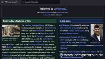 Diese wichtige Webseite sieht jetzt schwarz