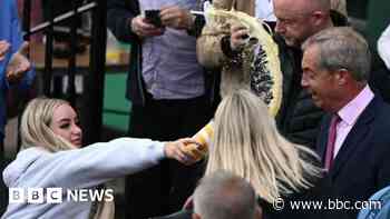 Woman denies assault after Farage milkshake attack