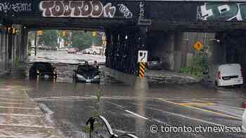 Police warn of flooding across Greater Toronto Area as up to 125 millimetres of rain expected