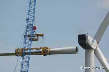 Windrad gibt krachend den Geist auf