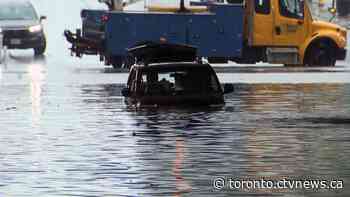 Portions of DVP and Lake Shore Boulevard closed amid significant flooding in Toronto, 125 mm of rain possible