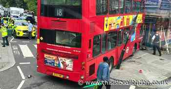 Harrow Road, Maida Vale bus crash: Pictures from the scene