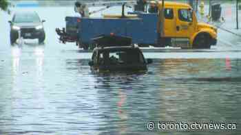 List of Toronto road, transit routes closed by heavy rainfall, flooding
