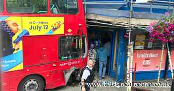 Recap: Harrow Road shut after bus crashes into shop