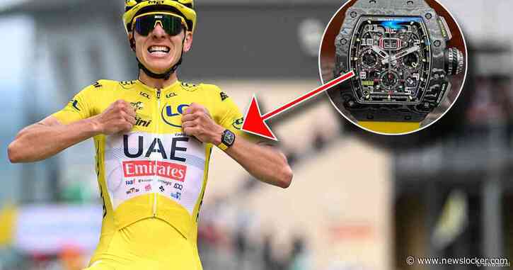 Waarom Tadej Pogacar met een klokje van 340.000 euro op de fiets zit: ‘Dan overheerst voor mij toch de trots’