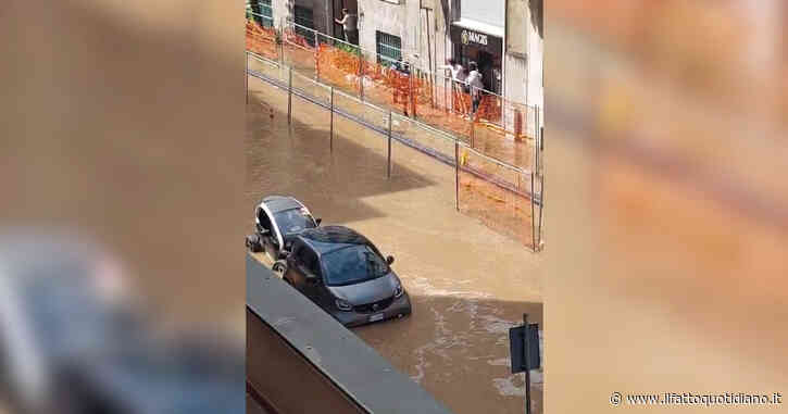 Milano, fiume d’acqua allaga via Fontana: strada bloccata e disagi – Video