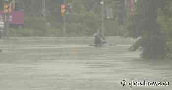 Ontario storm: Major flooding hits Toronto area, thousands without power