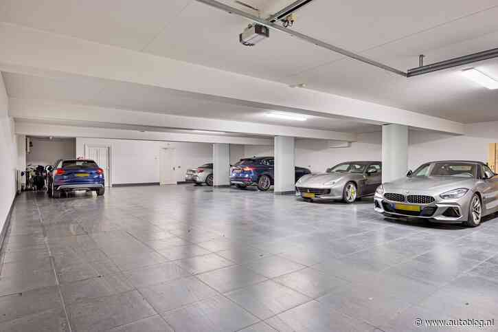 Nederlandse garage vol speelgoed ligt vlakbij de Autobahn