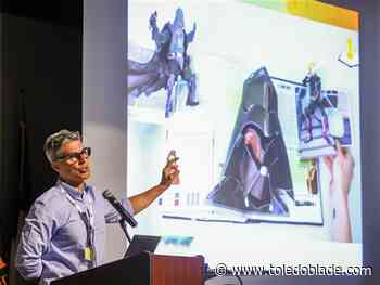 Pop-up book creator elicits laughs at Mazza Museum conference