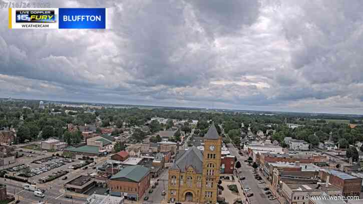 Muggy end to the day with an isolated storm