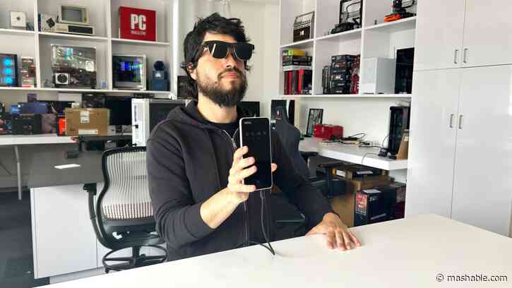 XREAL Beam Pro is supposed to turn my AR glasses into an Apple Vision Pro dupe  — it didn't go as expected