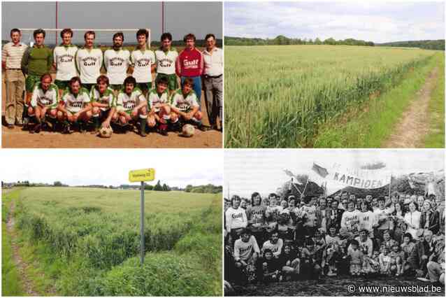 VERGETEN VELDEN. FC Huldenberg speelde jarenlang op een veld zonder gras: “Mensen gingen water voor de douche halen aan de dorpspomp”