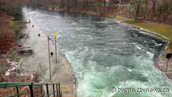 Trent-Severn Waterway adjusting dam due to heavy rainfall