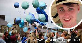 Balloons released in Oswaldtwistle in memory of Jay Slater