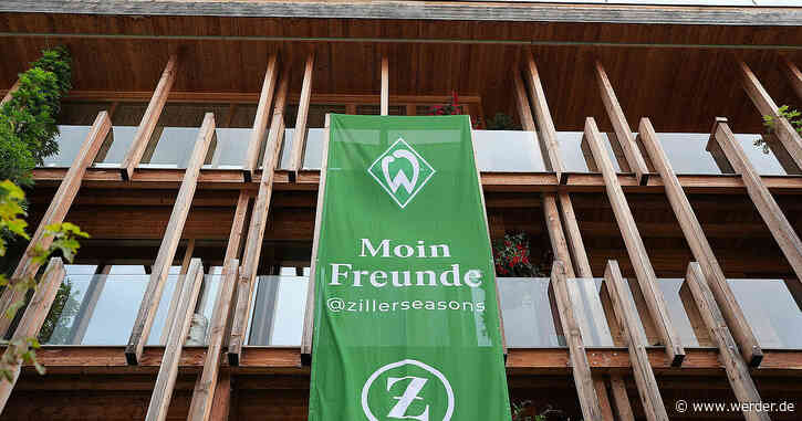 Im Zillertal angekommen: Werder-Reisegruppe bezieht Teamhotel