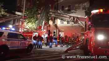 Suspect tried to trap residents inside burning NYC apartment