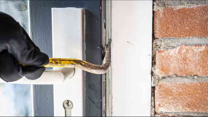 Flevoland - Inbrekers slaan vaker toe in Lelystad en Almere