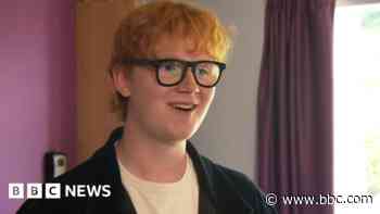 Young actor meets the man he gave a voice