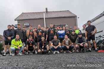 Oud-Chiroleiding per fiets vertrokken naar kampplaats in Eupen