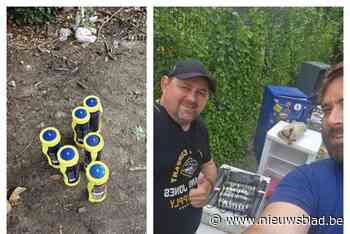 Anderlechtenaar verzamelt op tien dagen tijd 354 achtergelaten lachgasflessen: “Gemeente moet strenger optreden”