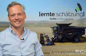 Fünfte DRV-Ernteschätzung 2024 / Es fehlen Sonne und Wärme