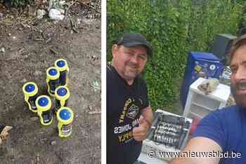 Anderlechtenaar Jordan (31) verzamelt op tien dagen tijd maar liefst 354 achtergelaten lachgasflessen: “Gemeente moet strenger optreden”