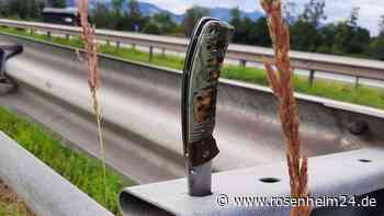 Bewaffneter spaziert barfuß über die Autobahn – Mann bei Kiefersfelden festgenommen