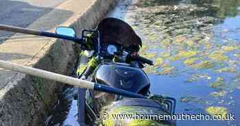 Mysterious Honda motorbike pulled out of Poole Park lake