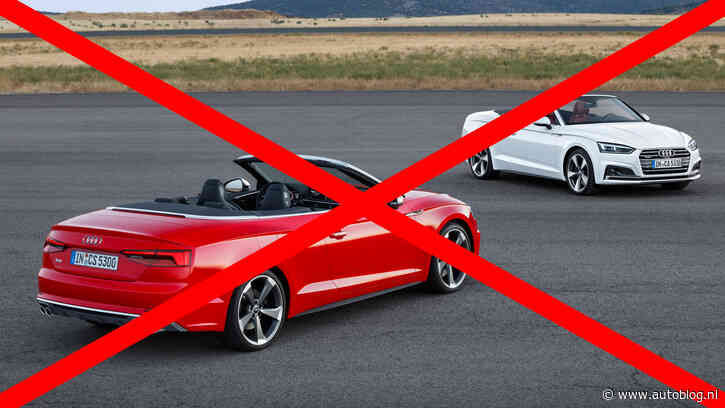 Helaas: Audi kapt met cabrio’s
