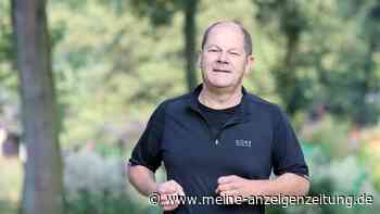 Scholz ist im Urlaub auch gern mal faul