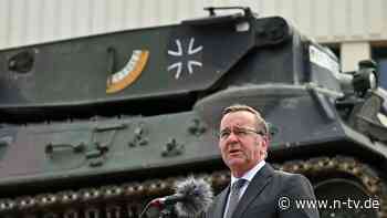 "Schnell mehr Geld": Pistorius "kämpft" weiter für mehr Mittel für Bundeswehr