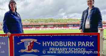 Primary school signs up as sponsors at Accrington Stanley