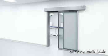 Schiebetürsystem MCRdrive von GEZE für hermetisch luftdichte Gebäudebereiche