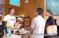 What happened when a coffee shop asked customers to pay for food and drinks with personal data