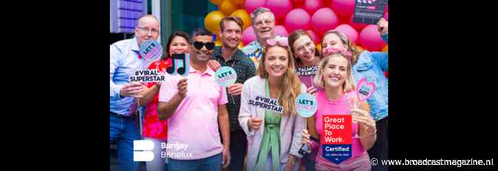 Banijay Benelux voor tweede jaar op rij gecertificeerd als Great Place To Work™