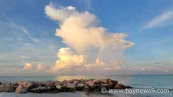 A hotter day with a few storms around Tampa Bay