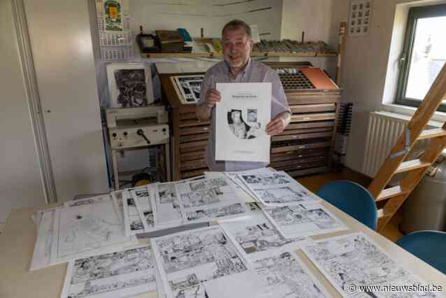 ‘Krabbelaar’ Hubert (75) maakt historisch stripalbum over buitenechtelijke keizersdochter: “Deze keer mocht ik niks verzinnen, het moest juist zijn”