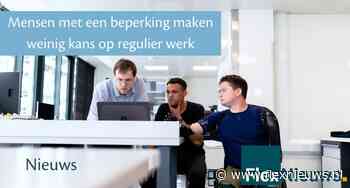 Mensen met een beperking maken weinig kans op regulier werk