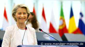 Ursula von der Leyen als EU-Kommissionspräsidentin wiedergewählt