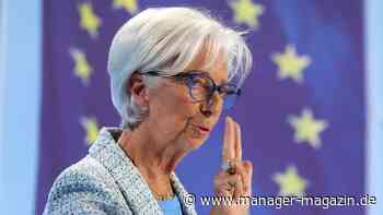 EZB: Währungshüter um Christine Lagarde legen Zinspause ein