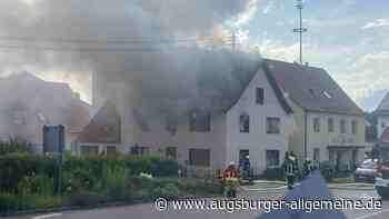 Elektrischer Defekt löste wohl Brand in Nordendorf aus