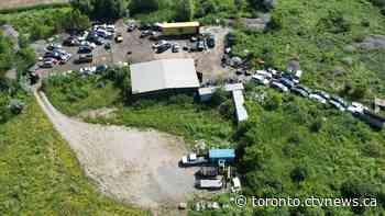 Police dismantle alleged 'chop shop' in Milton, recover 12 stolen vehicles