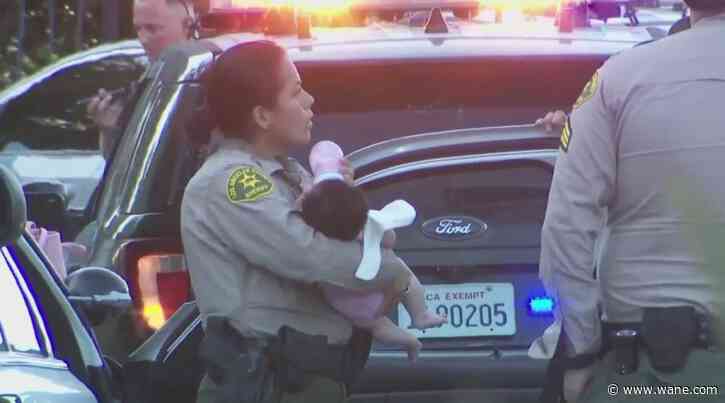 Police pursuit with infant in car livestreamed by driver in California